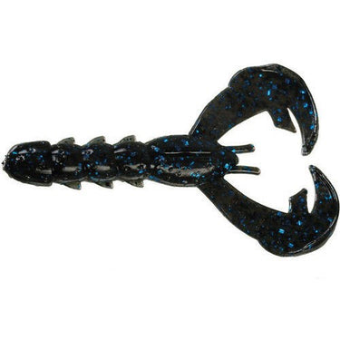 Strike King Rage Craw Baby 3 (Black Blue Flake)