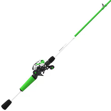 Zebco 202 6'6" Left-Handed Spincast Fishing Rod Combo (Green)