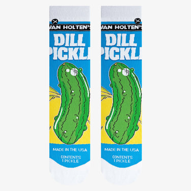 Odd Sox Van Holten's Dill Pickle Men's Crew Socks Size L