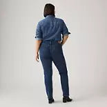Levi's Women's Classic Mid Rise Straight-Leg Jeans (Lapis Dark Horse) Size 16L