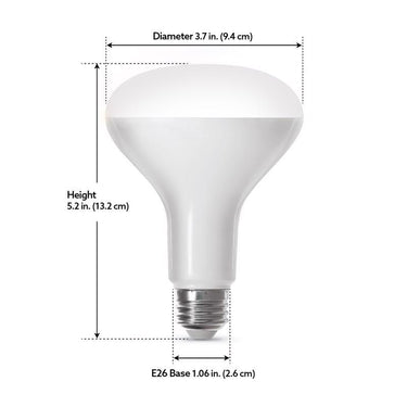 Feit Smart Home BR30 E26 (Medium) Smart-Enabled LED Bulb Color Changing 65 Watt Equivalence 1 pk