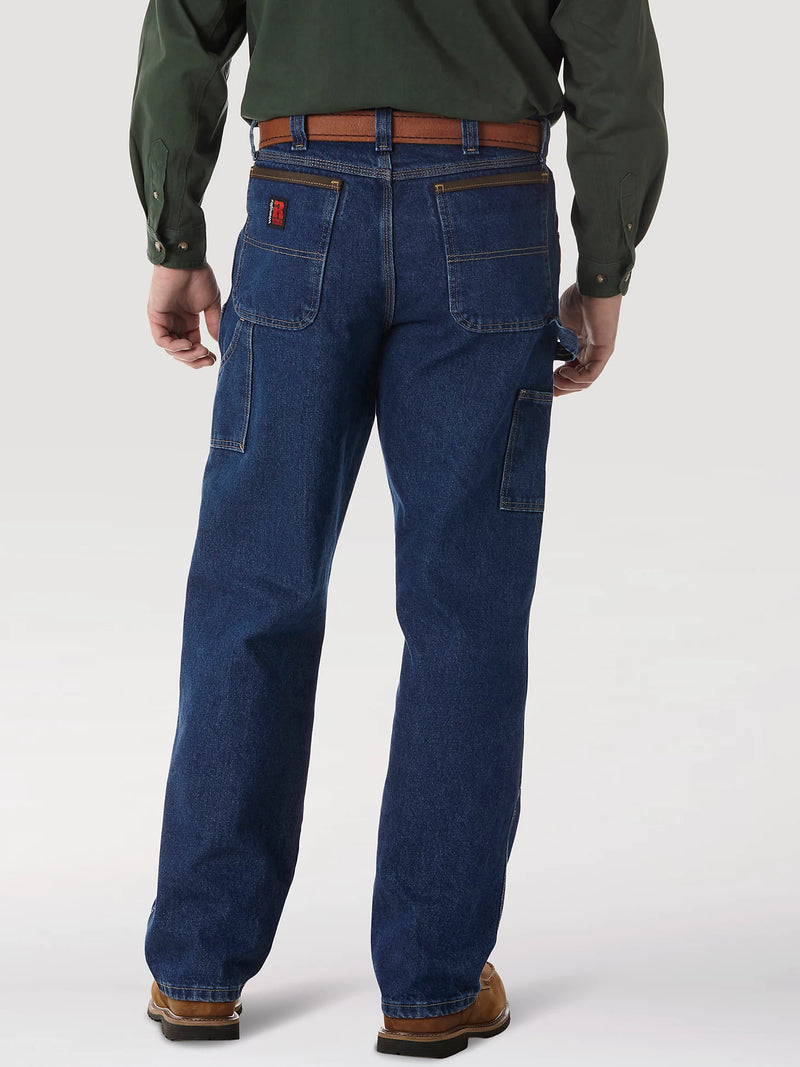 Load image into Gallery viewer, Men&#39;s 44X32 Wrangler Riggs Utility Jeans - Antique Indigo
