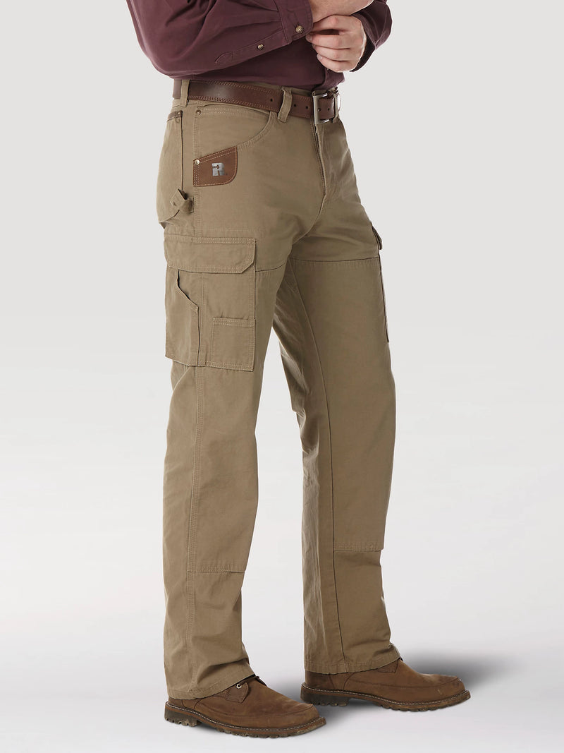 Load image into Gallery viewer, WRANGLER® RIGGS WORKWEAR® RIPSTOP RANGER CARGO PANT IN BARK SIZ 46X32
