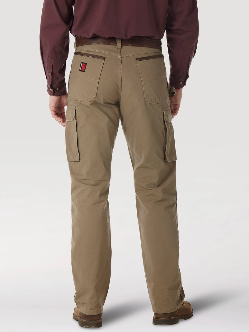 Load image into Gallery viewer, WRANGLER® RIGGS WORKWEAR® RIPSTOP RANGER CARGO PANT IN BARK size 36x30
