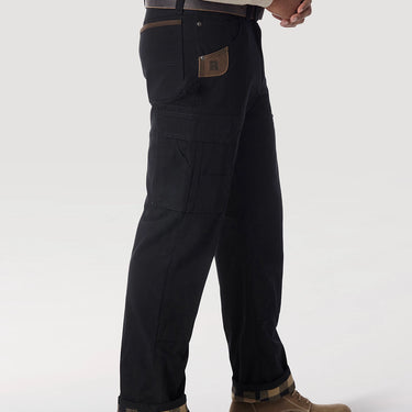 Wrangler Men'sRiggs Workwear Ripstop Ranger Pants (Black) Size 38X30