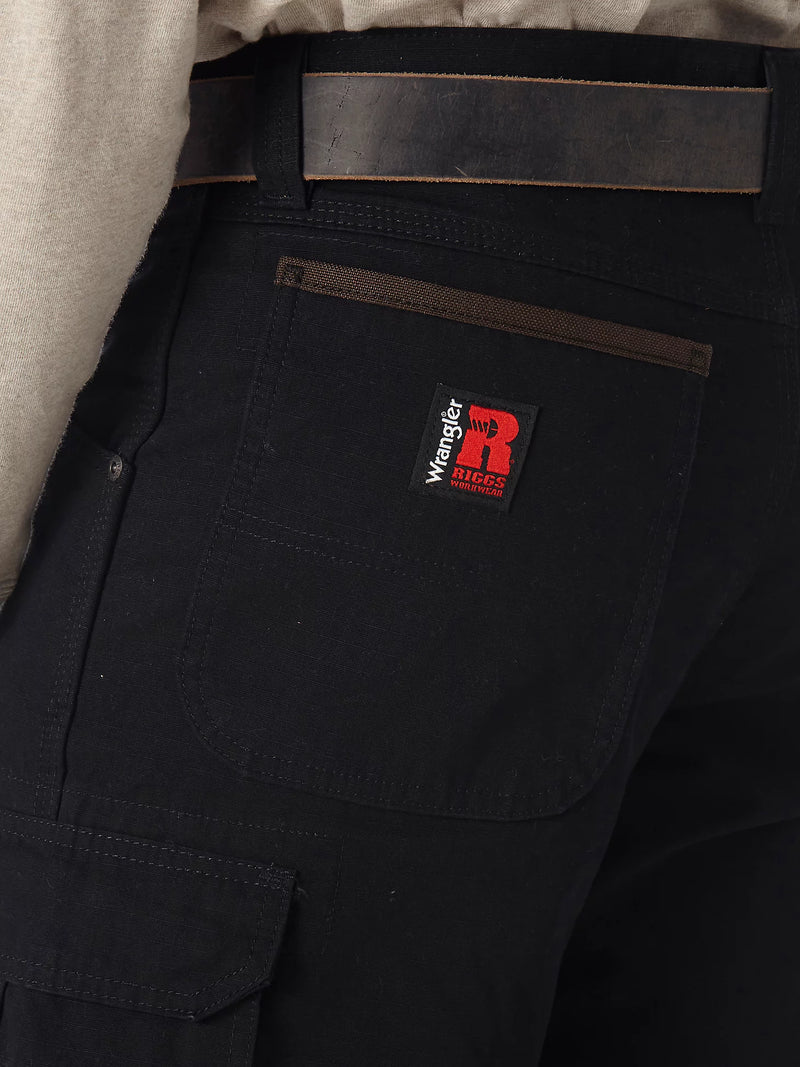 Load image into Gallery viewer, WRANGLER RIGGS WORKWEAR® LINED RIPSTOP RANGER PANT IN BLACK SIZE 38X34
