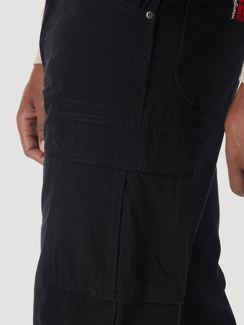 Load image into Gallery viewer, Wrangler RIGGS WORKWEAR® Lined Ripstop Ranger Pant in Black SIZE 35X30
