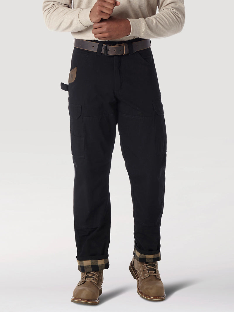 Load image into Gallery viewer, WRANGLER RIGGS WORKWEAR® LINED RIPSTOP RANGER PANT IN BLACK SIZE 38X34

