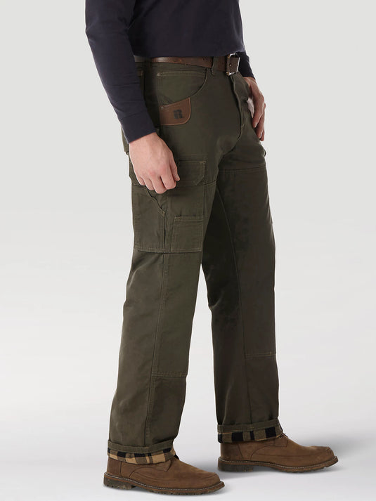 WRANGLER RIGGS WORKWEAR® LINED RIPSTOP RANGER PANT IN LODEN SIZE 34X30