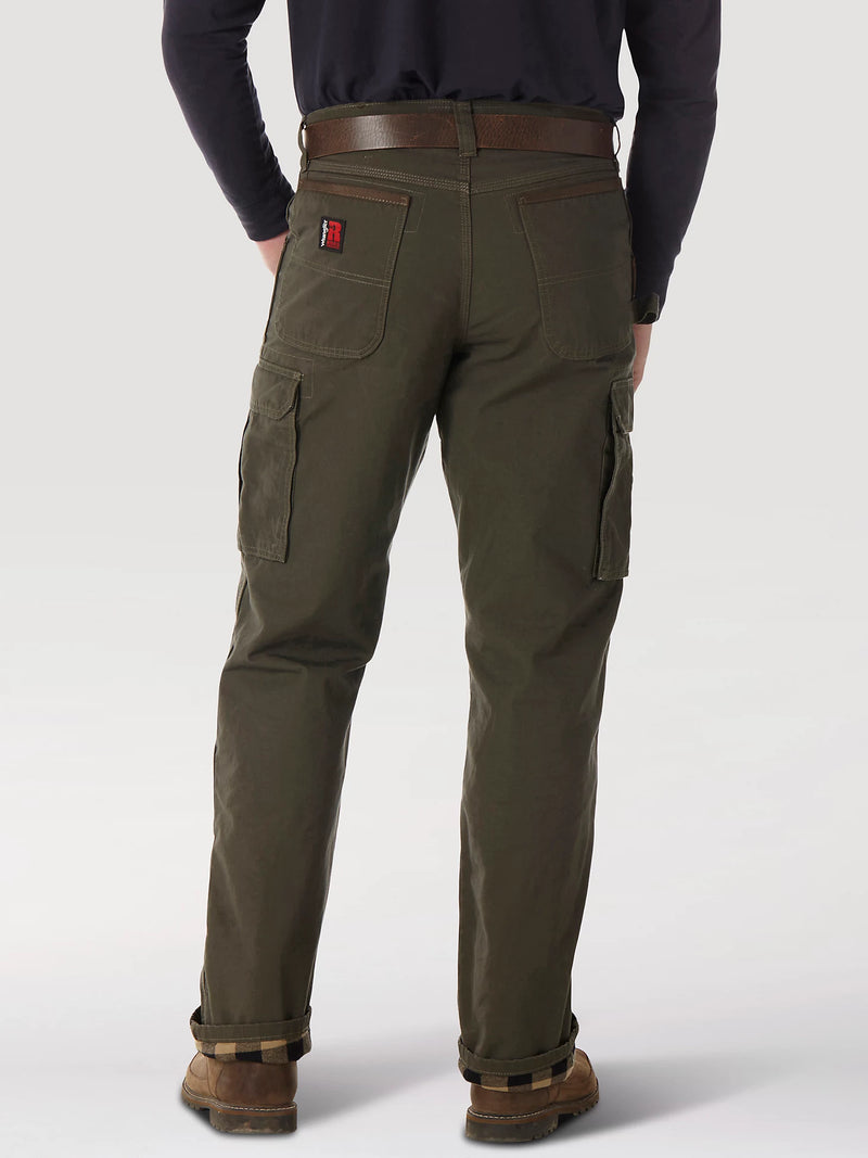 Load image into Gallery viewer, WRANGLER RIGGS WORKWEAR® LINED RIPSTOP RANGER PANT IN LODEN SIZE 33X30
