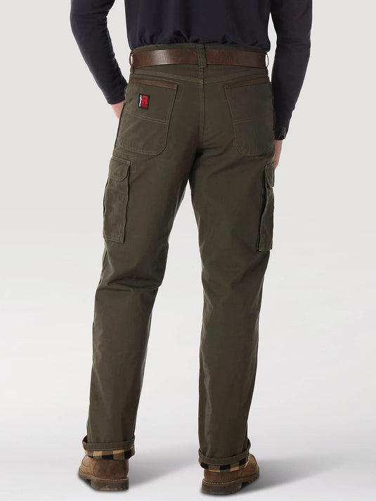 WRANGLER RIGGS WORKWEAR® LINED RIPSTOP RANGER PANT IN LODEN SIZE 36X34