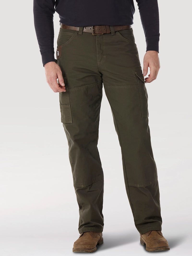 Load image into Gallery viewer, WRANGLER RIGGS WORKWEAR® LINED RIPSTOP RANGER PANT IN LODEN SIZE 38X32
