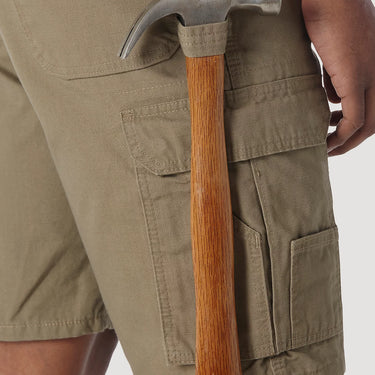 Wrangler Men's Riggs Workwear Ripstop Ranger Cargo Shorts (Bark) Size 50