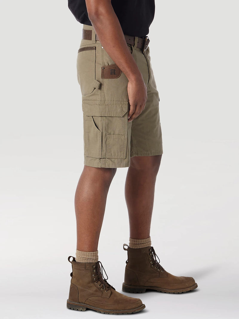 Load image into Gallery viewer, Wrangler Mens 44 Riggs Workwear Ripstop Ranger Cargo Shorts - Bark
