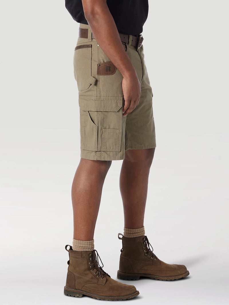 Load image into Gallery viewer, WRANGLER® RIGGS WORKWEAR® RIPSTOP RANGER CARGO SHORT IN BARK SIZE 30
