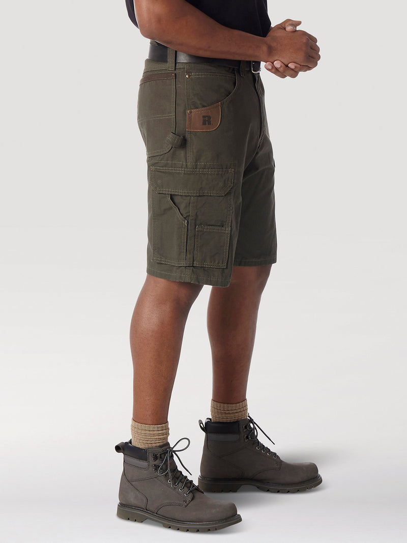 Load image into Gallery viewer, WRANGLER® RIGGS WORKWEAR® RIPSTOP RANGER CARGO SHORT IN LODEN SIZE 31
