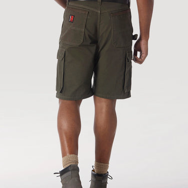 Wrangler Men's Riggs Workwear Ripstop Ranger Cargo Shorts (Loden) Size 46
