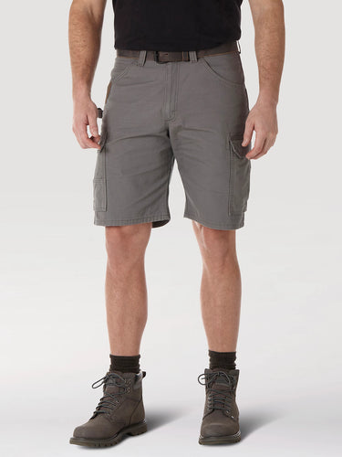 WRANGLER® RIGGS WORKWEAR® RIPSTOP RANGER CARGO SHORT IN SLATE SIZE 42