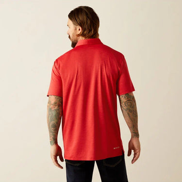 Ariat Charger 2.0 Fitted Polo (Red) Size XL