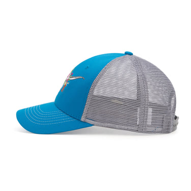 Bull Skull Hat (Turquoise/Grey)