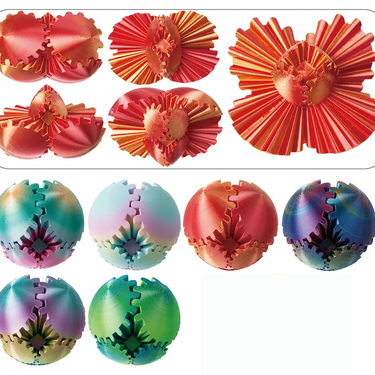 3D Gearsphere Fidget Toy