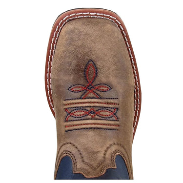 Smoky Mountain Kid's Stars And Stripes Western Boots (Vintage Brown) Size Child's 10