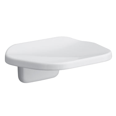 Oakbrook Collection Bright White Die Cast Zinc Soap Dish