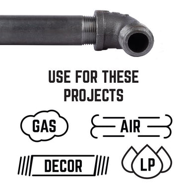 STZ Industries 3/4 in. FIP each X 3/4 in. D MIP Black Malleable Iron 90 Degree Street Elbow