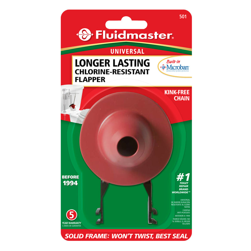 Load image into Gallery viewer, Fluidmaster Flush Valve Flapper Red Microban
