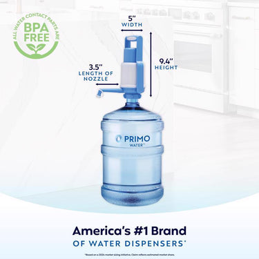 Primo Water 3 - 5 gal White Portable Water Dispenser BPA Free Plastic