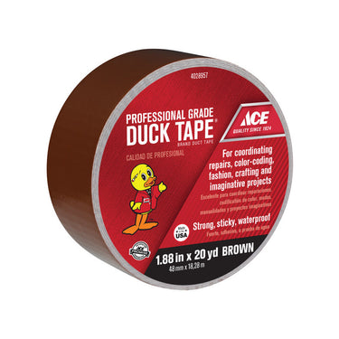 Ace 1.88 in. W X 20 yd L Brown Solid Duct Tape
