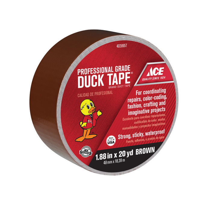 Ace 1.88 in. W X 20 yd L Brown Solid Duct Tape