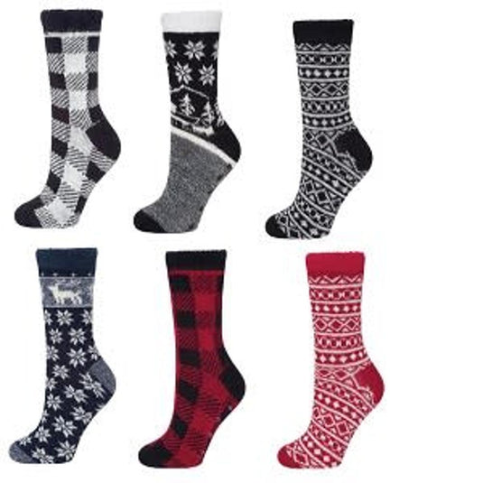 Women's Cabin Sock Assorted Colors (1pair)