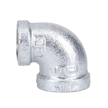 STZ Industries 1/2 in. FIP X 3/8 in. D FIP Galvanized Malleable Iron 90 degree Reducing Elbow