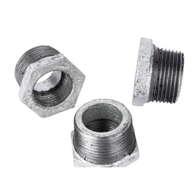 STZ Industries 2 in. MIP each X 1 in. D FIP Galvanized Malleable Iron Hex Bushing