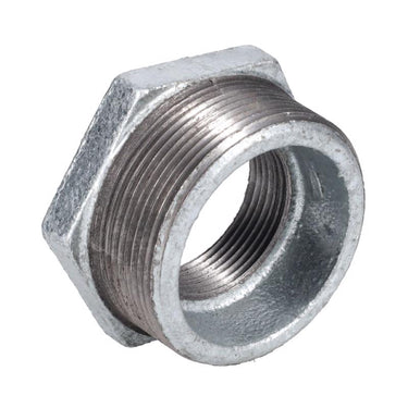 STZ Industries 2 in. MIP each X 1-1/4 in. D FIP Galvanized Malleable Iron Hex Bushing