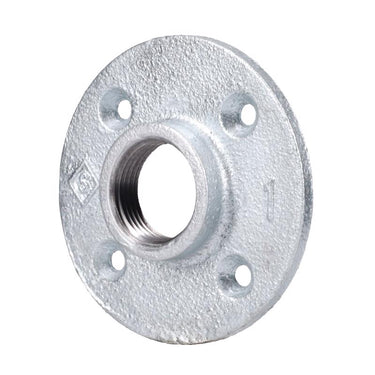 STZ Industries 1 in. FIP each Galvanized Malleable Iron Floor Flange