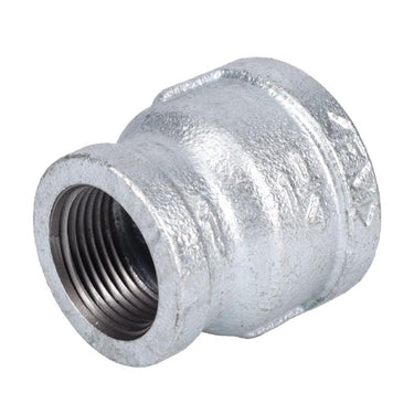STZ Industries 1-1/4 in. FIP each X 1 in. D FIP Galvanized Malleable Iron Reducing Coupling