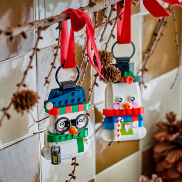 LEGO® Snowman Ornaments
