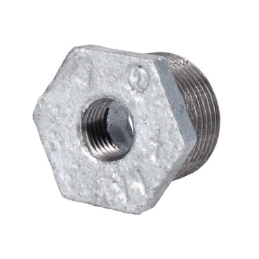 STZ Industries 3/4 in. MIP each X 1/4 in. D FIP Galvanized Malleable Iron Hex Bushing