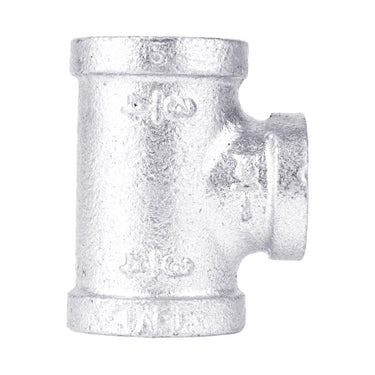 STZ Industries 3/4 in. FIP each X 3/4 in. D FIP 1/2 in. D FIP Galvanized Malleable Iron Tee
