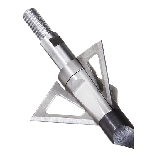 Allen Velox Stainless-Steel Ballistic 3-Blade Archery 100 Grain Broadhead (3 Pack)