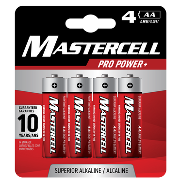 Dorcy Mastercell AA Alkaline Batteries (4 Pack)