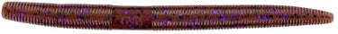 Gary Yamamoto Senko 5 inch Soft Plastic Stick Bait (Cinnamon/Black & Purple Flake)