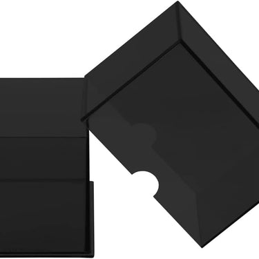 Ultra Pro Eclipse 2-Piece Deck Box: Jet Black - For Pokemon Game, MTG, Baseball, Basketball, Football Card and other Trading Cards or Board Games Storage