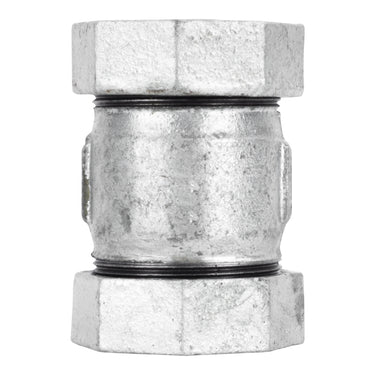 STZ Industries 1 in. Compression X 1 in. D Compression Galvanized Malleable Iron 3 in. L Coupling