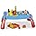 MEGA BLOKS Toy Blocks Blue Build N Learn Table With Storage