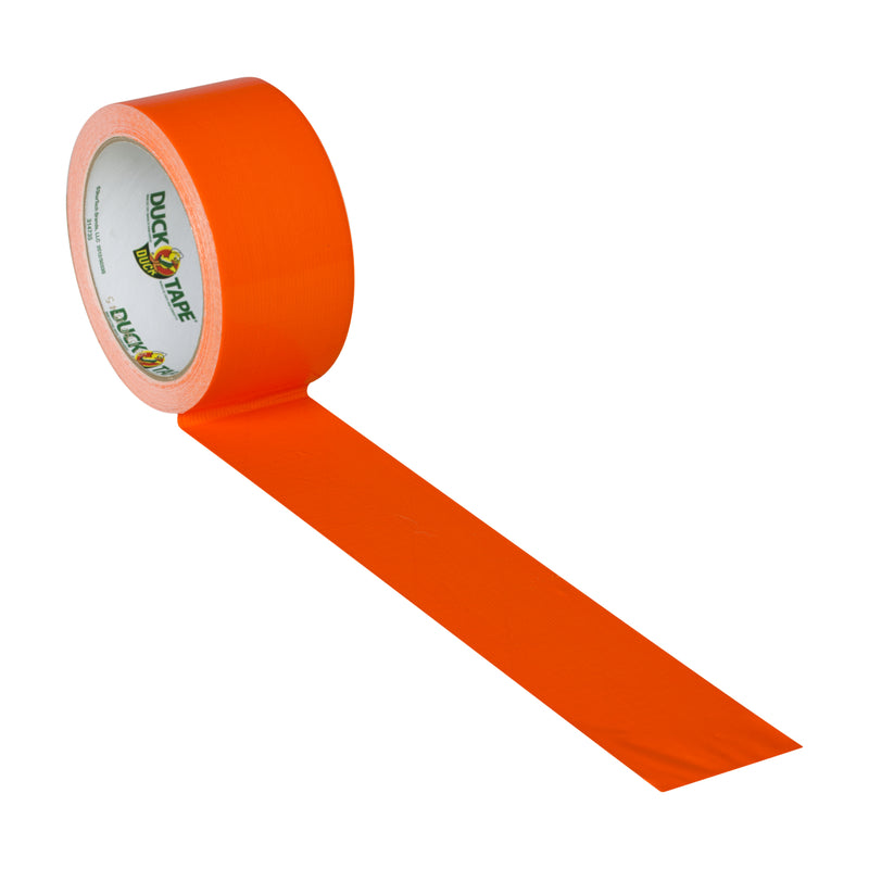 Load image into Gallery viewer, Duck 1.88 in. W X 15 yd L Neon Orange Solid Duct Tape
