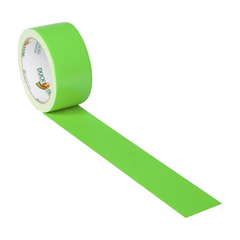 Load image into Gallery viewer, Duck 1.88 in. W X 15 yd L Neon Green Solid Duct Tape
