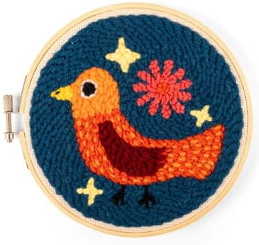 Kikkerland Punch Needle Kit - Bird